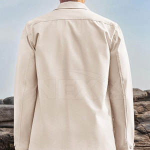 Customized Your Own Design Men's 100% Cotton Stand Collar Letter Pattern Eco-Friendly <b>Waterproof</b> Windproof Winter - Product Image 5