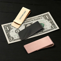 Mini pinces à billets portables ultra-minces personnalisées Porte-billets mince exclusif Portefeuille en métal Accessoires de mode minimalistes