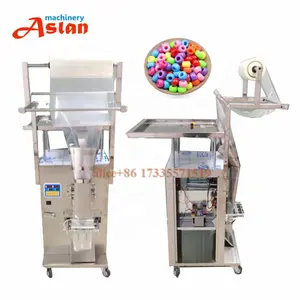 semi automatic accessories beads filling counting packing machine/ customized tray manul feeding plastic bag packing machine