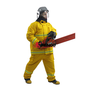 Combinaison de sécurité pour pompiers Nomex IIIA de haute qualité, uniforme de pompier 2026 en promotion de Shanghai <span class=keywords><strong>PENCO</strong></span> - Product Image 5