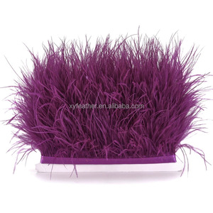 Chất Lượng Cao Bán Buôn 8-10 Cm Đà Điểu Lông Trims 50 Màu Sắc Cho Quần Áo Trang Trí Và Thủ Công Mỹ Nghệ Cho Fly Ràng Buộc - Product Image 3