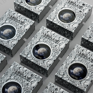 Caja Cosmética Rígida ABOLAND con Diseño de Luna, Impresión UV, Cierre Magnético, Empaque de Alta Gama para Perfume - Product Image 6