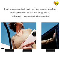 Écran publicitaire LED pliable triple Qray pour lancement de produits, expositions et événements marketing