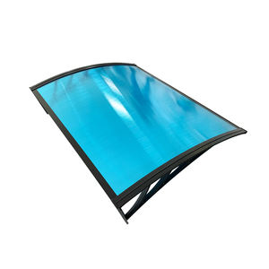 Soportes fuertes para toldos y <span class=keywords><strong>toldo</strong></span>, hoja de policarbonato de <span class=keywords><strong>150</strong></span> cm de largo y 100cm de profundidad para <span class=keywords><strong>ventana</strong></span>, refugio solar - Product Image 3