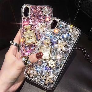 Di lusso del Diamante Bottiglia di Profumo A Mano A Forma di Copertura Della Cassa Del Telefono <span class=keywords><strong>Per</strong></span> il <span class=keywords><strong>iPhone</strong></span> 11 Pro MAX Xs Max 5S <span class=keywords><strong>SE</strong></span> 6 6S 7 8 PIÙ - Product Image 2
