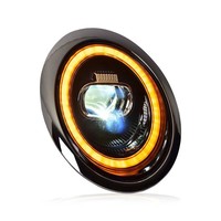 Phares LED Plug-and-Play approuvés par Emark pour Mini Cooper Hatchback R50 R53 R52 convertible 2002 k couleur feux avant 2006-6000