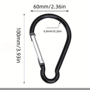 Colored Gourd Shaped Carabiner Aluminum Alloy Jewelry <b>Tool</b> For Diy Size 10 Hook Accessory - Product Image 3