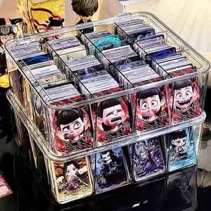 FX Wholesale Eco-Friendly for Transparent Acrylic Trading Card Case Customizable Size Customized Logo for Large Capacity Yugioh - Product Image 3