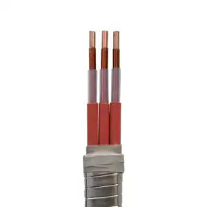 2024 China cable manufacture 3x16mm2 power cable injection submerged oil flat or round steel electrical wire royal ESP cable