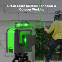 Niveaux laser sndway 360 12 lignes 3d auto-nivelant 360 portable mini ligne croisée 4d niveau laser pour l'enquête de construction