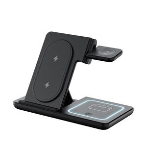 <span class=keywords><strong>Chargeur</strong></span> <span class=keywords><strong>sans</strong></span> <span class=keywords><strong>fil</strong></span> pliable 3-en-1 X455 15W multifonction pour iPhones, montres et écouteurs avec charge rapide <span class=keywords><strong>sans</strong></span> <span class=keywords><strong>fil</strong></span> - Product Image 3