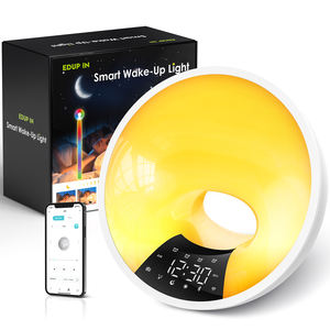 EDUP inteligente multifuncional Navidad despertar ruido blanco amanecer luz despertador mejor regalo para la compañía diaria - Product Image 1