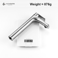 Robinet de lavabo en acier inoxydable 304 avec cartouche céramique de luxe, eau chaude et froide, pour projets hôteliers et commerciaux, conforme aux normes
