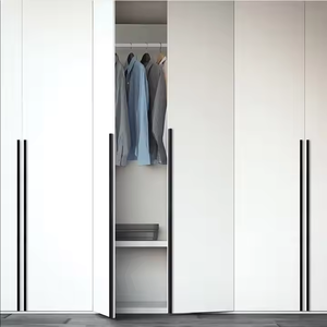 Simple Light Luxury <strong>Black</strong> Stainless Steel Cabinet <strong>Door</strong> Drawer <strong>Knob</strong> for Living Room - Product Image 5