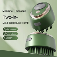 Appareil de massage électrique personnalisé pour le cuir chevelu et applicateur d'huile capillaire Appareil de massage intelligent pour le cuir chevelu avec distributeur Brosse de massage pour la pousse des cheveux
