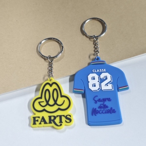 Design 2024 Wholesale NEW Design Custom Logo Rubber <b>Keychains</b> <b>Personalized</b> PVC <b>Keychains</b> Customized Silicone Keyring - Product Image 2