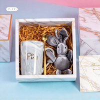 Coffret Cadeau Demoiselle d'honneur : Mug, Poupée Lapin, Bandeau Spa, Carte de Remerciement dans un Sac Cadeau Transparent – Idéal pour Souvenir de Mariage ou Cadeau d'Anniversaire