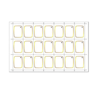 Tarjeta Inteligente con Lámina de PVC de 0.32mm, Tarjeta de Memoria MIFARE Ultralight/Classic, Tarjetas Inteligentes para Puerta de Vidrio LF 125KHz/HF 13.56MHz con Wi-Fi, ISO14443