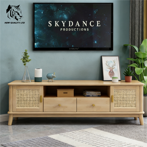 Mueble para TV de madera, diseño nuevo, ecológico, personalizable, en stock, de fábrica, al precio más bajo, para sala de estar. - Product Image 4