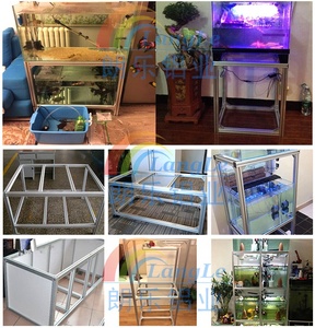 Support de réservoir de poissons de forme personnalisée pour bricolage série 6000 <span class=keywords><strong>profilé</strong></span> en <span class=keywords><strong>aluminium</strong></span> à fente en T présentoir d'aquarium avec service de coupe par flexion - Product Image 6