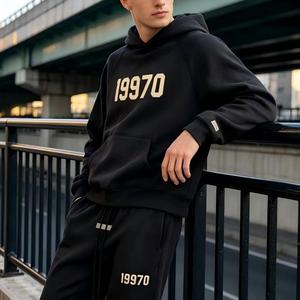 Sudadera con capucha y cuello para hombre ESS, de gran venta, con estampado reflectante, unisex, tipo jersey. - Product Image 2
