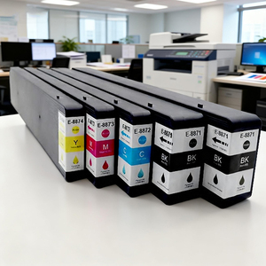 Cartouches d'encre Enlite C13T887100 compatibles avec Epson Workforce Enterprise Wf-C17590 T887 T8871 T8872 T8873 T8874 Wf-C17590 - Product Image 1