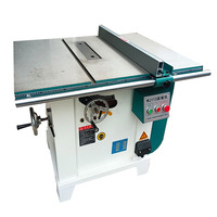 Scie à table circulaire horizontale Mustang MJ113TB 380V 3kW pour le travail du bois, diamètre de lame max. 405 mm, épaisseur 70 mm/95 mm