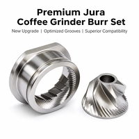 Moulin à café Jura, meule conique de remplacement, 3 trous, acier inoxydable, pour moulin à expresso Aroma G2 G3 HS Plus