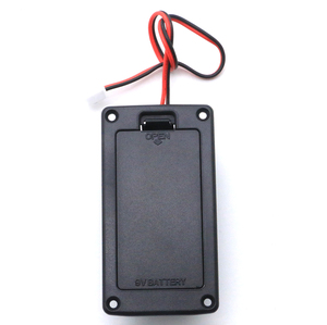 คุณภาพสูงและราคาต่ํา 9V ช่องแบตเตอรี่อเนกประสงค์ช่องแบตเตอรี่กีตาร์พร้อม<span class=keywords><strong>แท</strong></span>็บและกล่องใส่แบตเตอรี่ตะกั่ว - Product Image 1