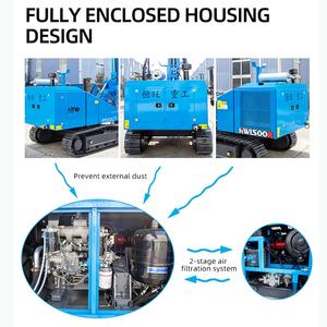 Mini équipement de forage hydraulique portable pour pieux hélicoïdaux, machine de forage, prix des pilons de mine - Product Image 3