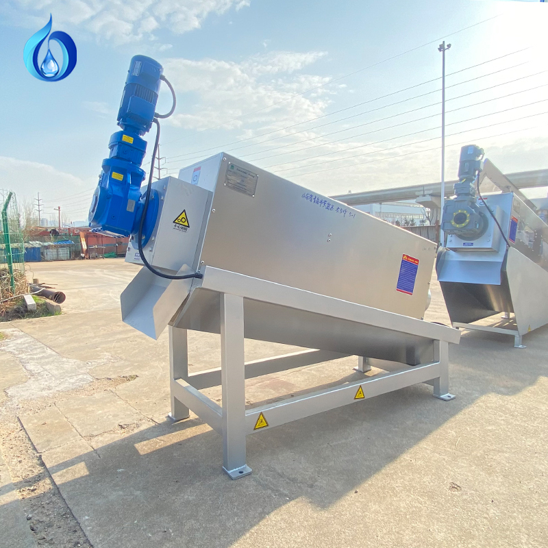 Stainless Steel Screw Press Sludge Dewatering