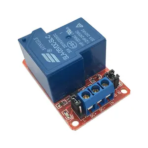 Modul Relay 1 saluran daya tinggi DC 5V 12V 24V 30A dengan pemicu tingkat H/L Optocoupler