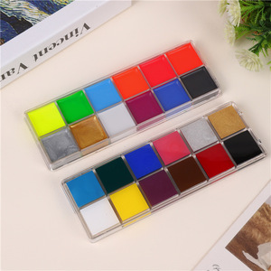 <span class=keywords><strong>Peinture</strong></span> pour le visage et le corps professionnelle à <span class=keywords><strong>base</strong></span> d'huile, sans danger pour la peau, <span class=keywords><strong>peinture</strong></span> corporelle pour Halloween, fête, cosplay, spectacle sur scène - Product Image 2