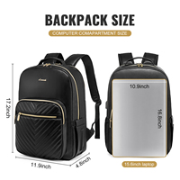 LOVEVOOK – grands sacs d'école personnalisés en cuir PU 2022 17 pouces pour femmes et hommes, sacs de voyage, sacs à dos de travail pour ordinateur portable, vente en gros, 15.6