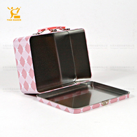 Tin smaker Großhandel Custom Printed Kids Tragbare Lunch Tin Box Oem & Odm Lebensmittel qualität Metall Mahlzeit Behälter Eco Lunch Box