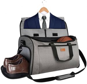 Sac de voyage convertible BSCI 60L imperméable avec compartiment à chaussures pour hommes et femmes, idéal pour costumes et vêtements - Product Image 1