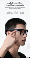 Nouvelles Lunettes Intelligentes E03 2025 de Haute Qualité 800W avec Caméra, Capture d'Images, Technologie Anti-tremblement, pour Hommes et Femmes