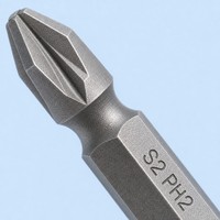 Embouts de tournevis en acier de qualité supérieure PH1 PH2 PH3 50L Finition chromée DIY OEM Personnalisable Pointe magnétique