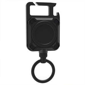 <span class=keywords><strong>Porte</strong></span>-clés rétractable robuste avec mousqueton multifonctionnel, <span class=keywords><strong>porte</strong></span>-<span class=keywords><strong>badge</strong></span> <span class=keywords><strong>militaire</strong></span> et accessoires - Product Image 1