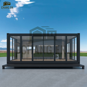 DYCE3 <span class=keywords><strong>Maison</strong></span> Conteneur Pliable Contemporaine 1 Chambre Bureau Cuisine Préfabriqué Porte de Sécurité en Acier Taille Personnalisable Emballage Plat - Product Image 2