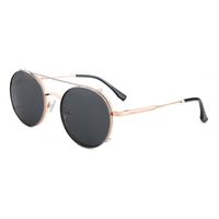 Lunettes de soleil vintage steampunk à rabat pour femmes et hommes, monture ovale à double couche, lunettes de soleil à clapet, lunettes de soleil pour hommes, oculos