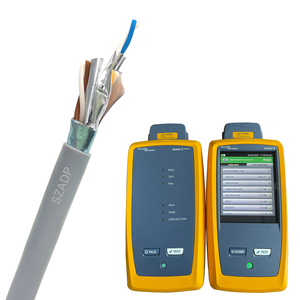 Cables de comunicación CAT6A Cobre sólido blindado 4 pares <span class=keywords><strong>F</strong></span>/Ftp impermeable <span class=keywords><strong>Utp</strong></span> Cat6a PASS prueba 550MHZ Cat7 Cat6A Cable - Product Image 1
