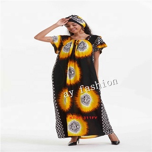 <span class=keywords><strong>Ay</strong></span> Fashion Africa Abbigliamento Africano di Stampa Abiti Per Le Donne Africane Robe Dress - Product Image 4