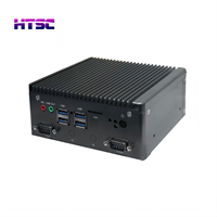 Mini PC Industrial Intel Celeron J5005, 4 GB de RAM, 128 GB de Disco Duro; Doble LAN/Seriel, Bajo Consumo, Sin Ventilador, Ejecuta Linux/Windows