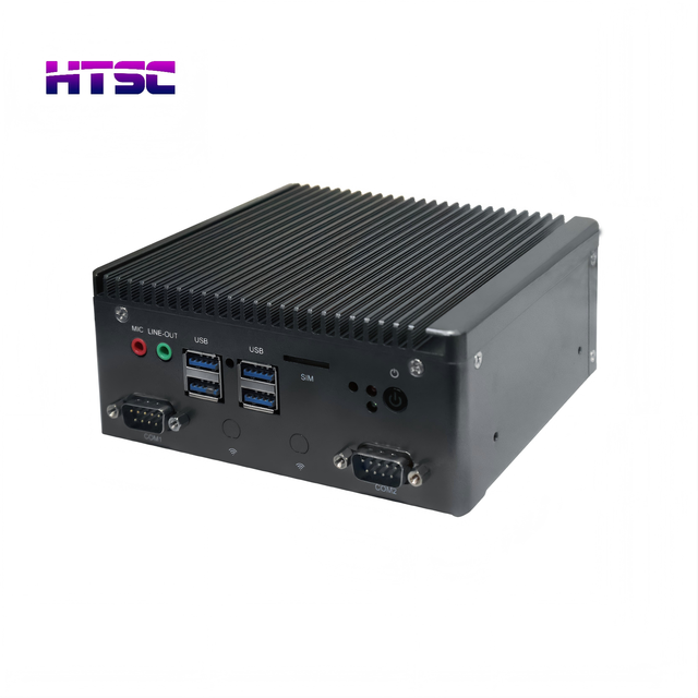 Mini Industrial PC Intel Celeron J5005 4 RAM 128GB HDD; Dual-LAN/serial Low-power; Fanless Runs Linux/Windows