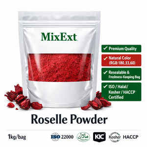 โรงงานผลิตผงดอกชบาคุณภาพสูง เกรดอาหาร ความบริสุทธิ์ 98% ขั้นต่ำสั่งซื้อ 1 กก. - Product Image 1