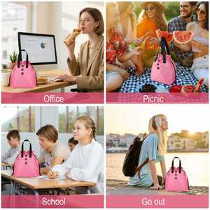 Sac à lunch isotherme léger de nouvelle conception avec fermeture à cordon pour les étudiants et les employés de bureau - Product Image 3
