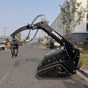 Minicargadora de orugas diésel de 25 HP con capacidad de carga de 650 kg, motor Kubota EPA y garra, ¡gran oferta! - Product Image 1