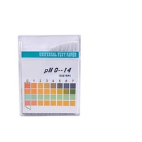 Papier de test de PH jetable de laboratoire Gamme de PH 0-14 Papier de test en quatre couleurs