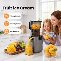 HGM Elektrische Slow Juicer Koudpers 6,1 inch Extra Grote Vulopening Volledige Fruit- en Groentepers Extractor Machine Huishoudelijk Gebruik